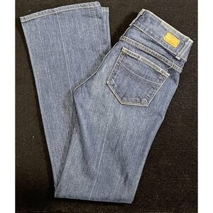 Paige Premium Denim Hidden Hills Jeans Womens 27 Blue‎ Bootcut Stretch USA